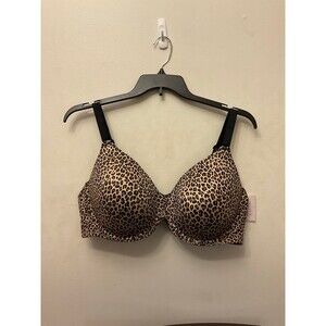 Women's Leopard Print Lightly Lined T-Shirt Bra - Auden 46D